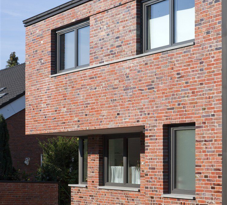 Moderne Klinker-Reihenhäuser