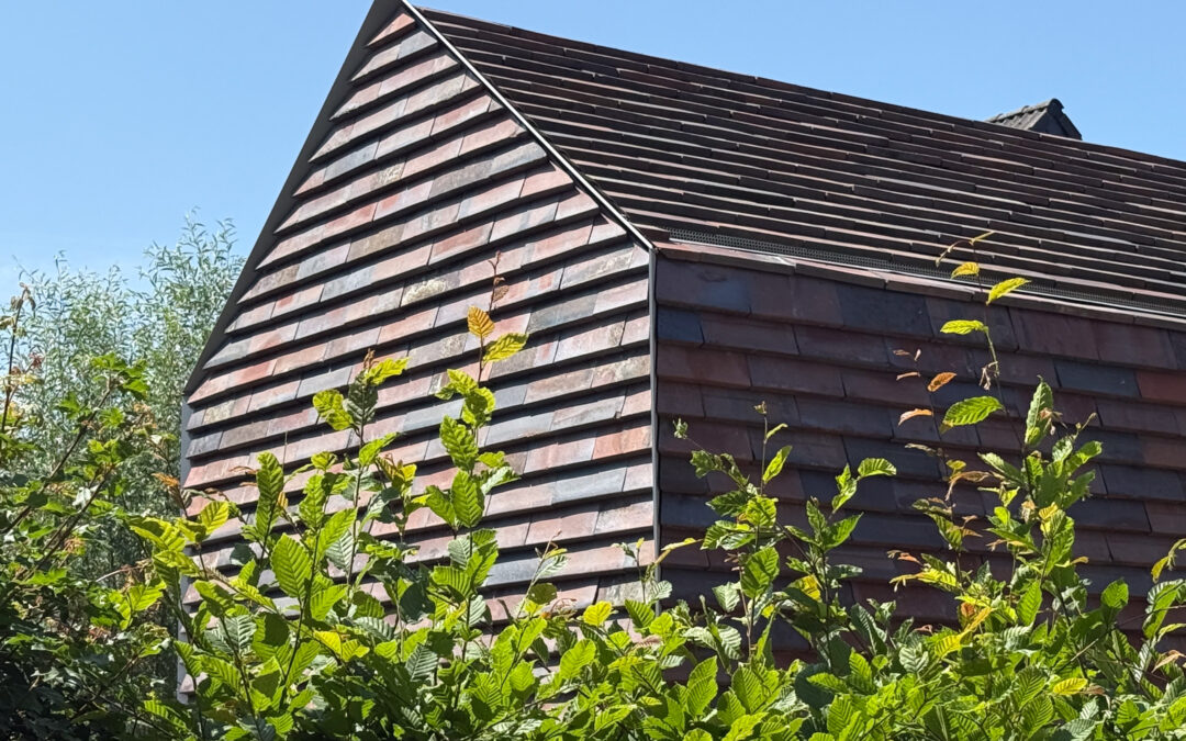 Anbau mit Keramikschindeln